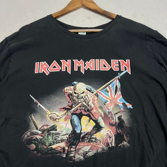Other - Vintage Iron Maiden Band T-Shirt XL Metal Concert Rocker Tee Punk Trooper 2008
